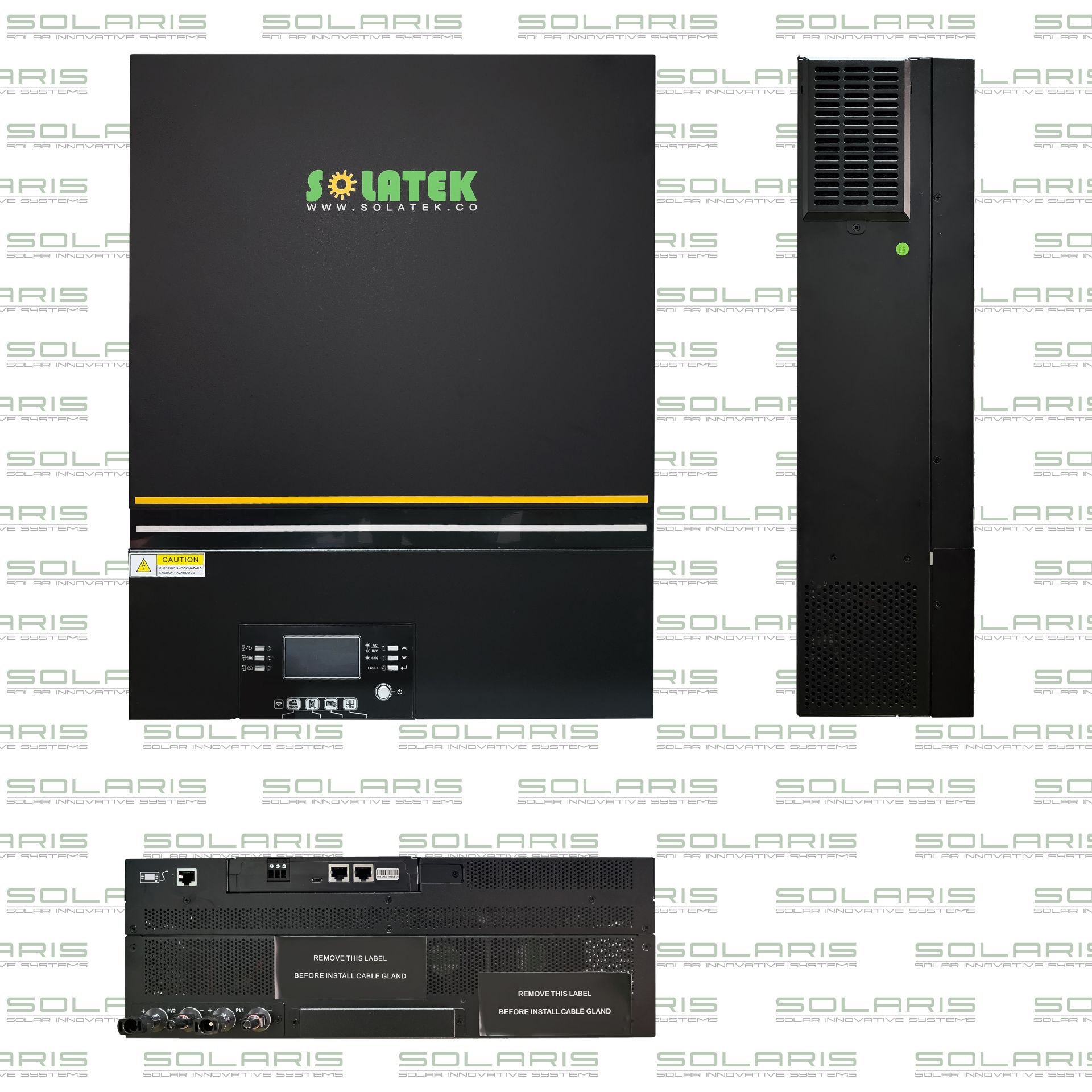 SOLARIS | Your Trusted Partner.... Solatek Max E Hybrid Off Grid 11KW 2MPPT